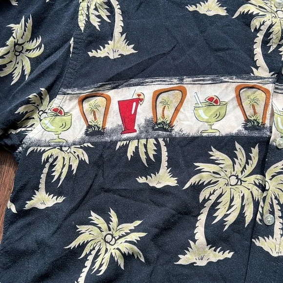 Men's Pierre Cardin Vintage Tropical Shirt | Beach | Vacation | Palm Trees - Picture 3 of 8